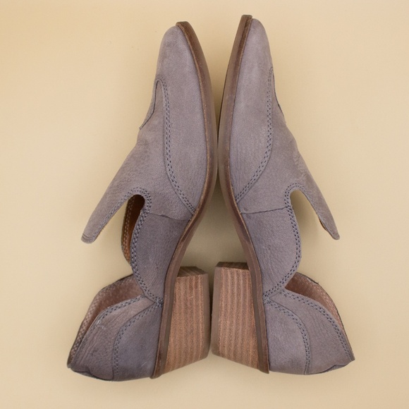 Lucky Brand Merlyin Brown Western Cut Out Slip On Ankle Boots Women's Size 6.5 - Picture 6 of 8